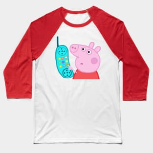 Pepa pig phone Baseball T-Shirt